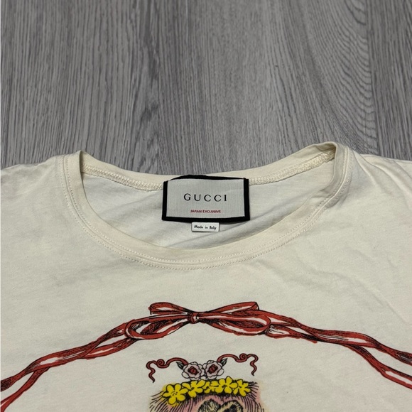 Gucci Cream Rabbit Tee - Picture 3 of 7